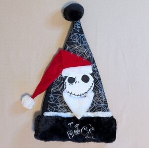 Disney's Nightmare Before Christmas Jack Skellington Santa Hat | EUC